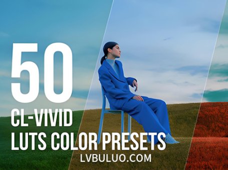 50个鲜艳生动时尚视频调色预设 Pixflow – CL-Vivid Cinematic LUTs